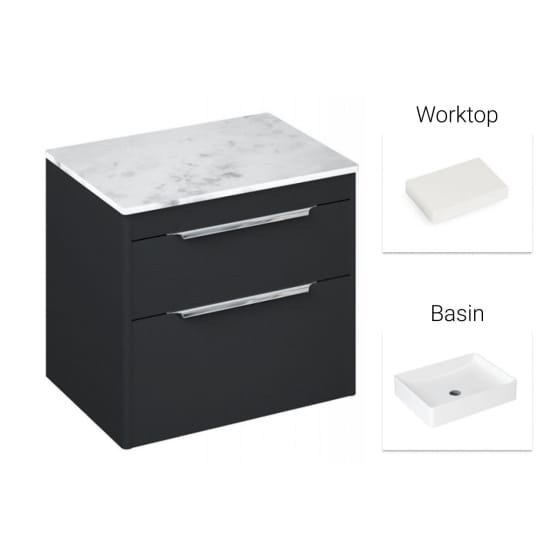 Image of Britton Shoreditch Vanity Unit with Worktop