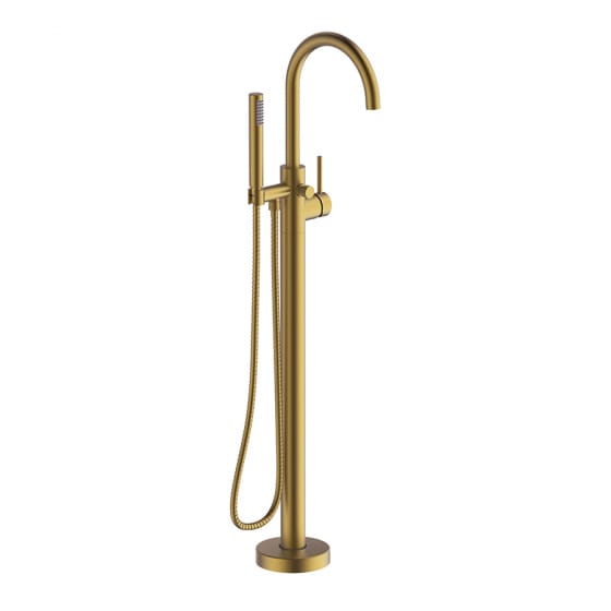 Image of Britton Hoxton Floorstanding Bath Shower Mixer