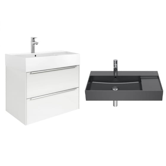 Image of Roca Inspira Wall Hung Vanity Unit With Basin