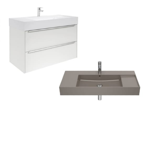 Image of Roca Inspira Wall Hung Vanity Unit With Basin