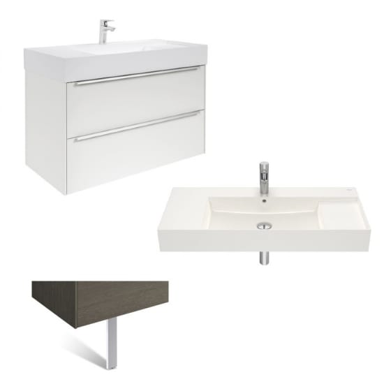 Image of Roca Inspira Wall Hung Vanity Unit With Basin