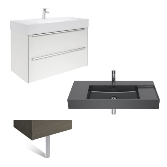 Image of Roca Inspira Wall Hung Vanity Unit With Basin