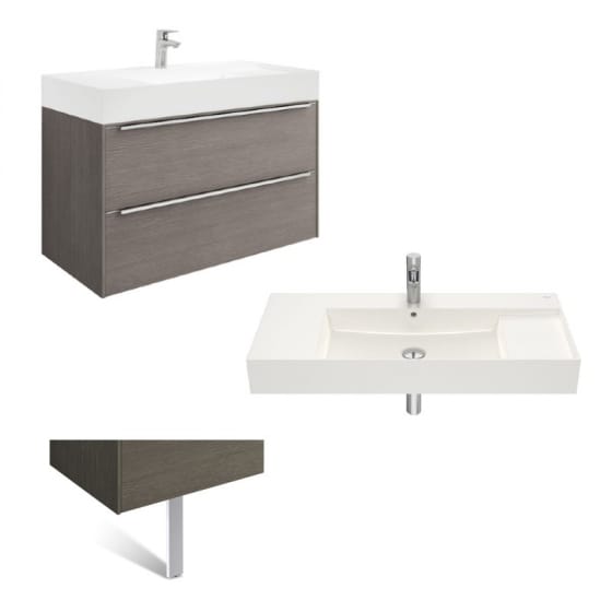 Image of Roca Inspira Wall Hung Vanity Unit With Basin