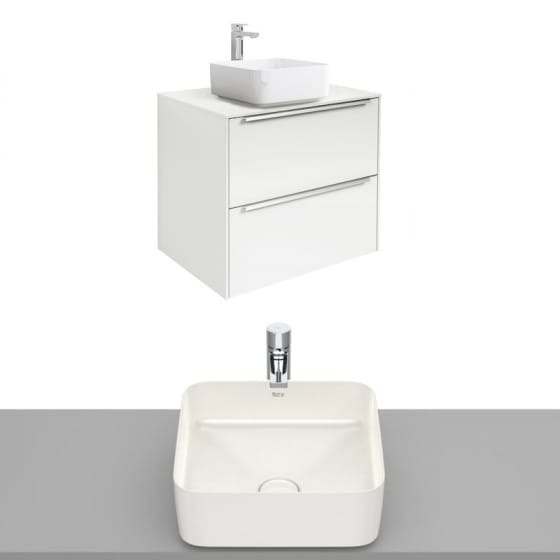 Image of Roca Inspira Wall Hung Vanity Unit With Countertop Basin