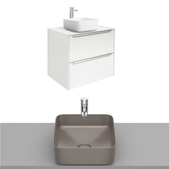 Image of Roca Inspira Wall Hung Vanity Unit With Countertop Basin