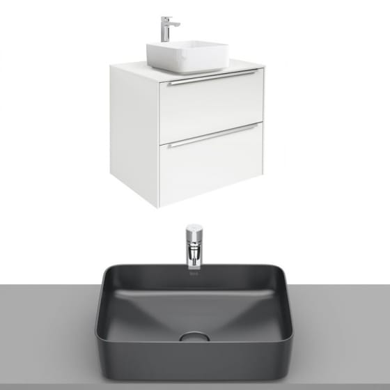 Image of Roca Inspira Wall Hung Vanity Unit With Countertop Basin