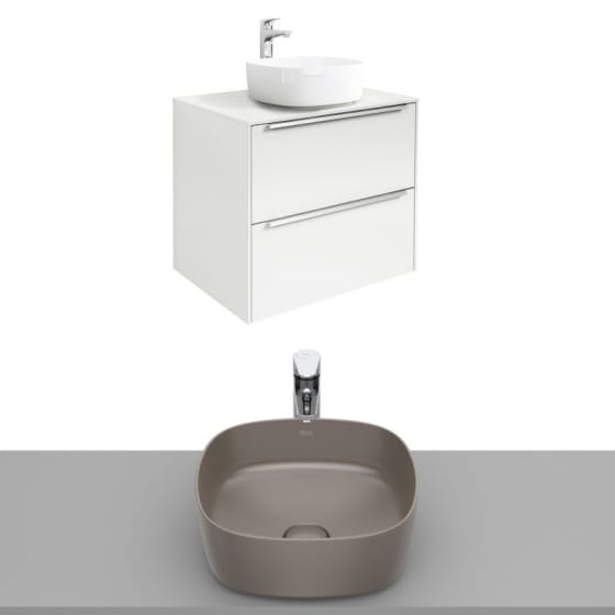 Image of Roca Inspira Wall Hung Vanity Unit With Countertop Basin