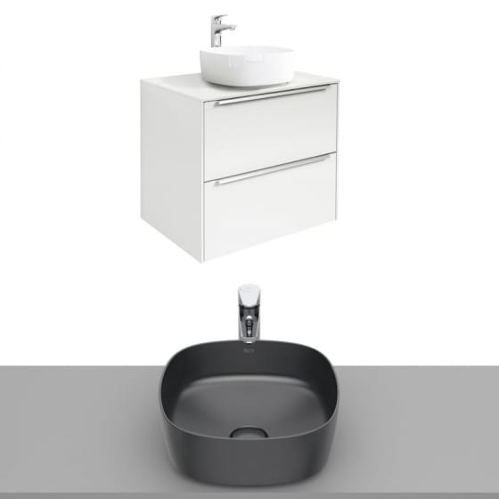 Image of Roca Inspira Wall Hung Vanity Unit With Countertop Basin