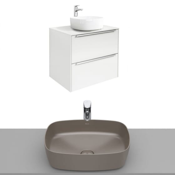 Image of Roca Inspira Wall Hung Vanity Unit With Countertop Basin