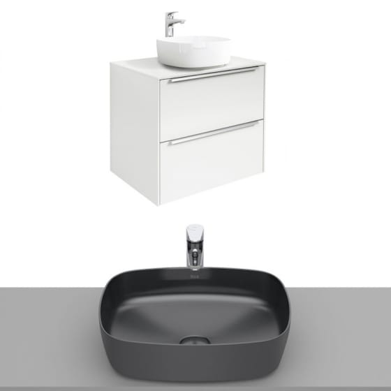 Image of Roca Inspira Wall Hung Vanity Unit With Countertop Basin