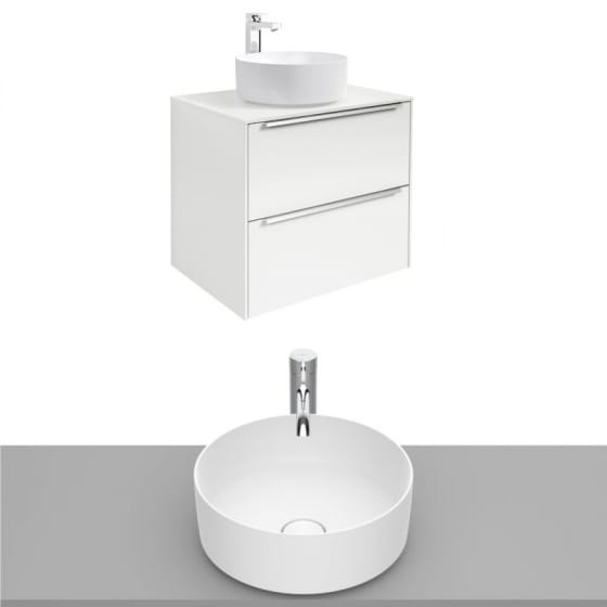 Image of Roca Inspira Wall Hung Vanity Unit With Countertop Basin