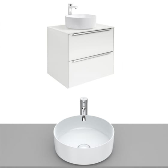 Image of Roca Inspira Wall Hung Vanity Unit With Countertop Basin