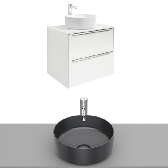 Image of Roca Inspira Wall Hung Vanity Unit With Countertop Basin