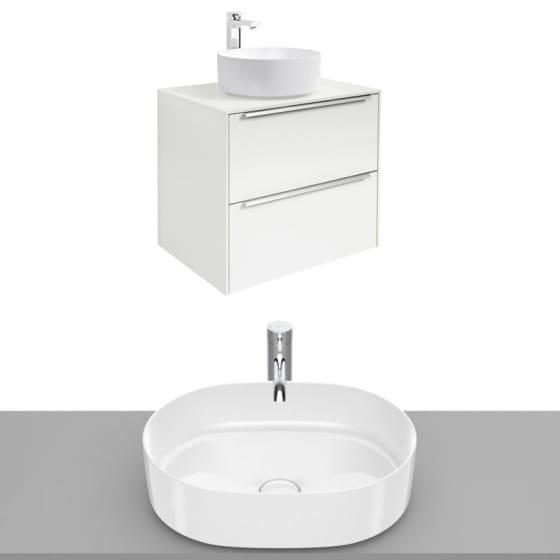 Image of Roca Inspira Wall Hung Vanity Unit With Countertop Basin