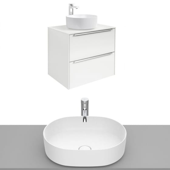 Image of Roca Inspira Wall Hung Vanity Unit With Countertop Basin