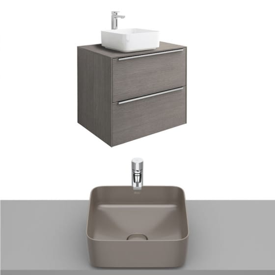 Image of Roca Inspira Wall Hung Vanity Unit With Countertop Basin