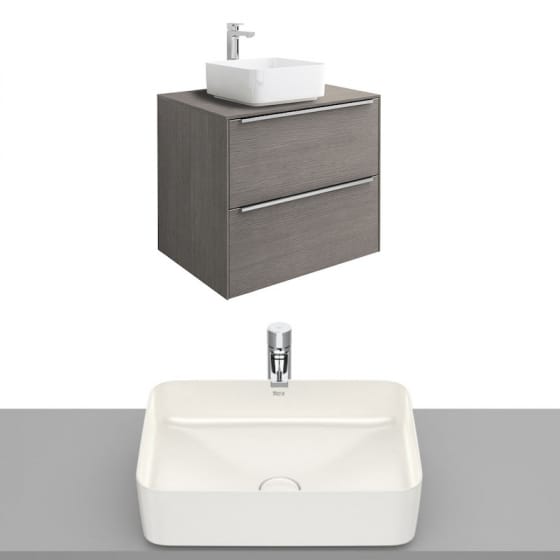 Image of Roca Inspira Wall Hung Vanity Unit With Countertop Basin