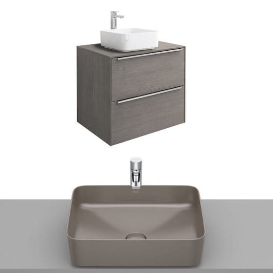 Image of Roca Inspira Wall Hung Vanity Unit With Countertop Basin