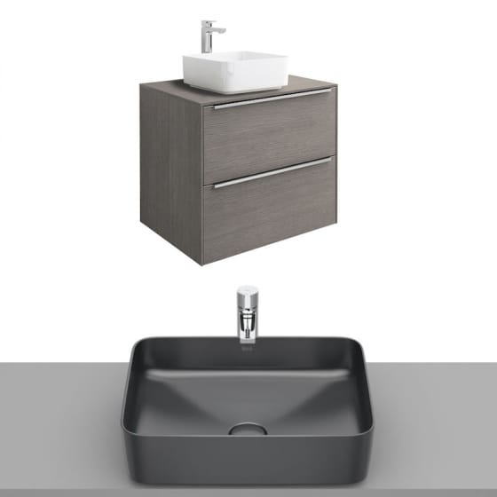 Image of Roca Inspira Wall Hung Vanity Unit With Countertop Basin