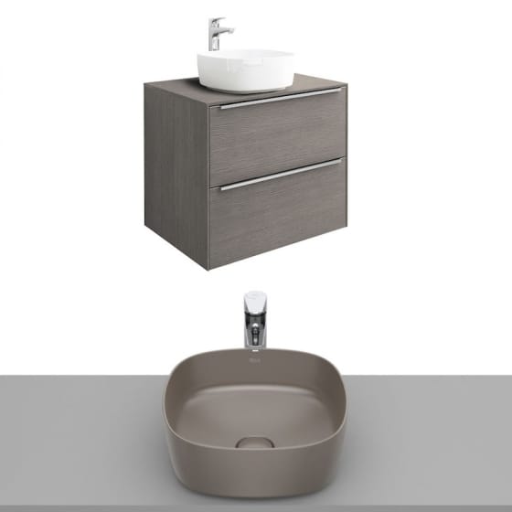 Image of Roca Inspira Wall Hung Vanity Unit With Countertop Basin