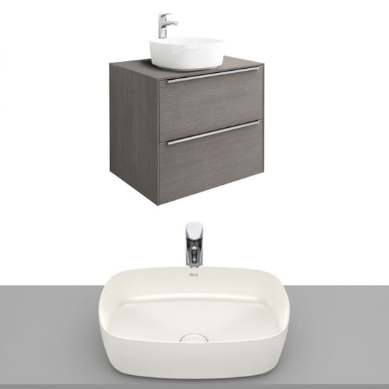 Image of Roca Inspira Wall Hung Vanity Unit With Countertop Basin