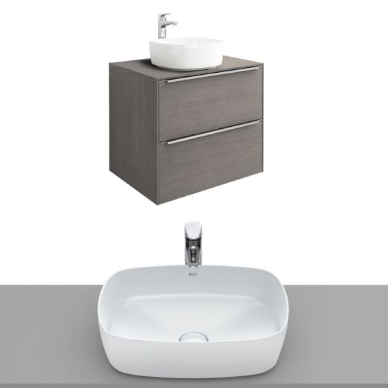 Image of Roca Inspira Wall Hung Vanity Unit With Countertop Basin