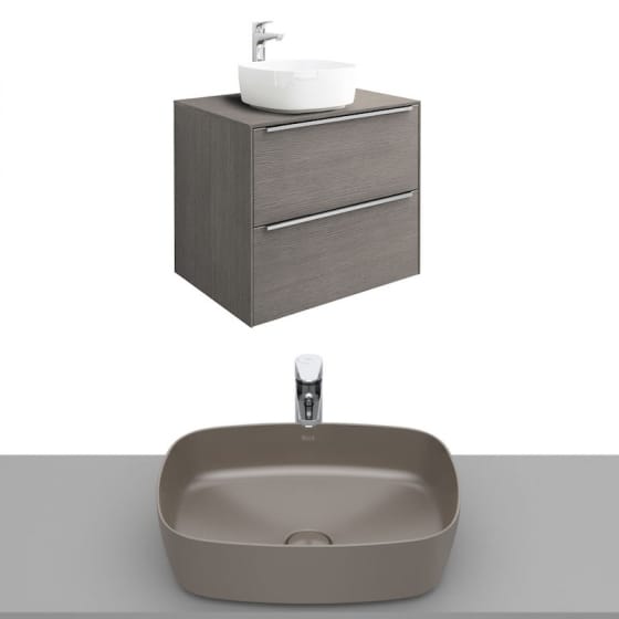 Image of Roca Inspira Wall Hung Vanity Unit With Countertop Basin