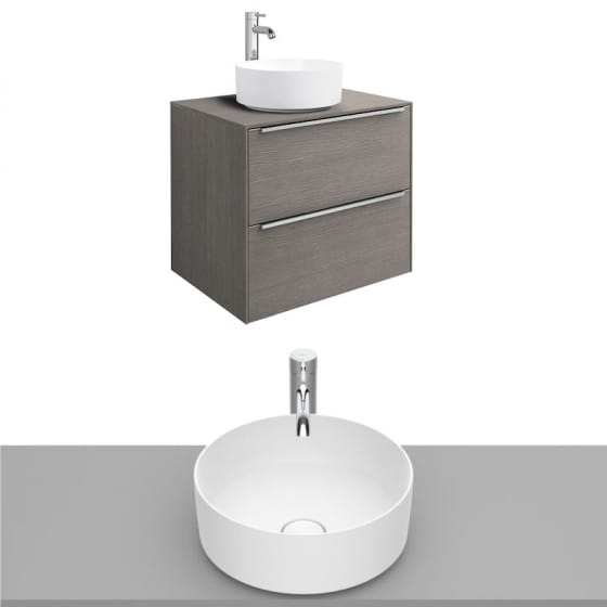 Image of Roca Inspira Wall Hung Vanity Unit With Countertop Basin