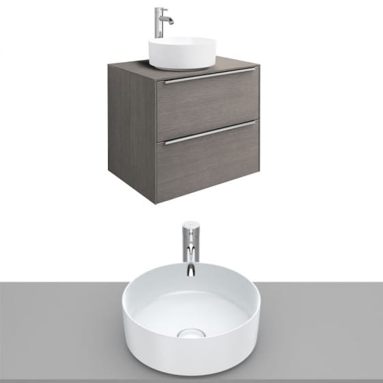 Image of Roca Inspira Wall Hung Vanity Unit With Countertop Basin