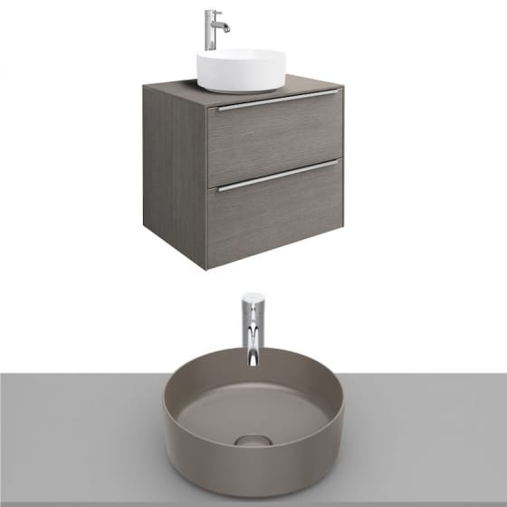 Image of Roca Inspira Wall Hung Vanity Unit With Countertop Basin