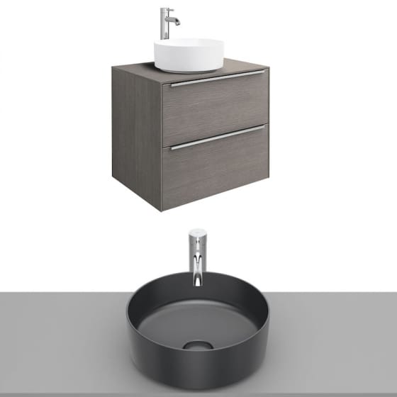 Image of Roca Inspira Wall Hung Vanity Unit With Countertop Basin