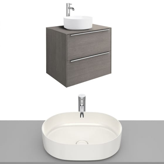 Image of Roca Inspira Wall Hung Vanity Unit With Countertop Basin