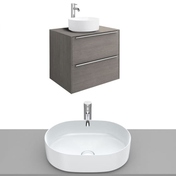 Image of Roca Inspira Wall Hung Vanity Unit With Countertop Basin