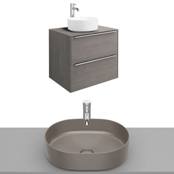 Image of Roca Inspira Wall Hung Vanity Unit With Countertop Basin