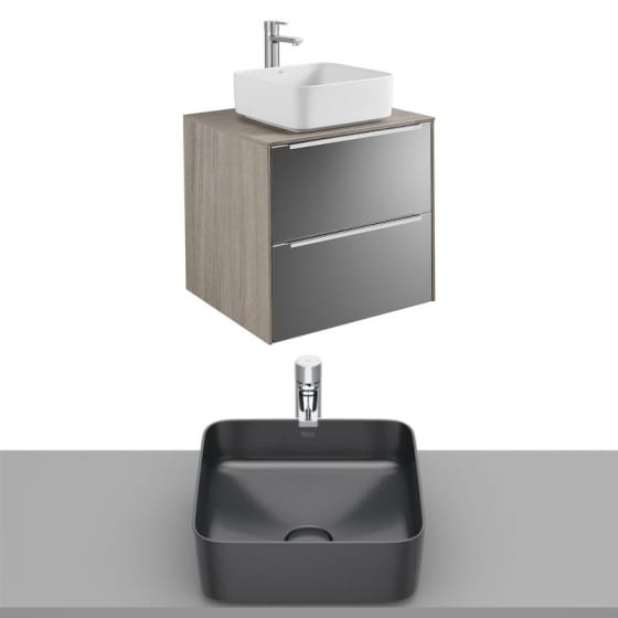 Image of Roca Inspira Wall Hung Vanity Unit With Countertop Basin