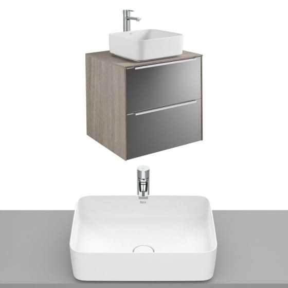 Image of Roca Inspira Wall Hung Vanity Unit With Countertop Basin