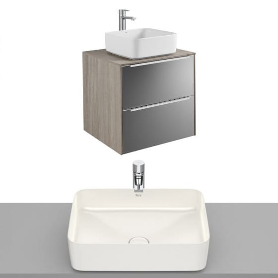 Image of Roca Inspira Wall Hung Vanity Unit With Countertop Basin