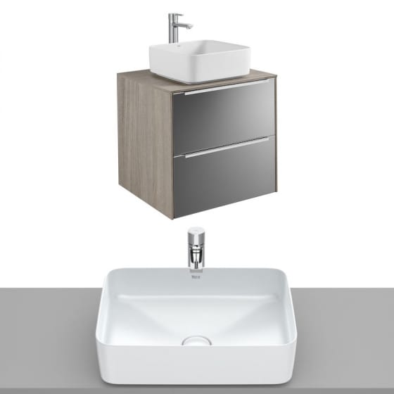 Image of Roca Inspira Wall Hung Vanity Unit With Countertop Basin