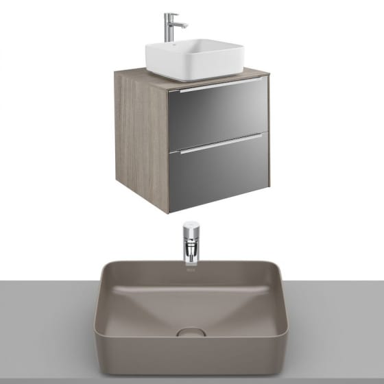 Image of Roca Inspira Wall Hung Vanity Unit With Countertop Basin