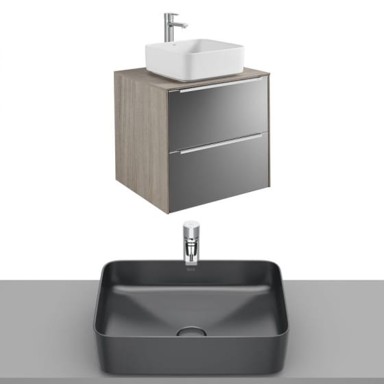 Image of Roca Inspira Wall Hung Vanity Unit With Countertop Basin