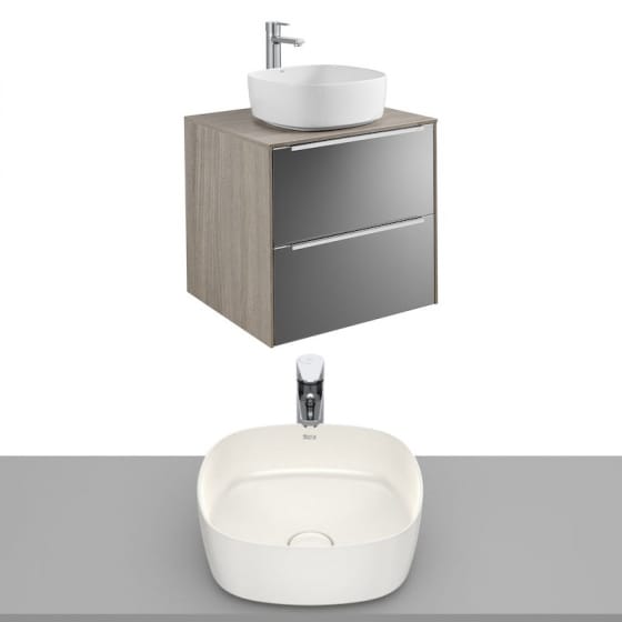 Image of Roca Inspira Wall Hung Vanity Unit With Countertop Basin