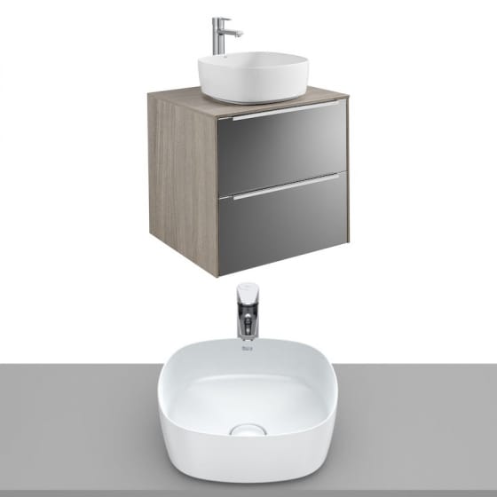 Image of Roca Inspira Wall Hung Vanity Unit With Countertop Basin