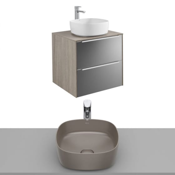 Image of Roca Inspira Wall Hung Vanity Unit With Countertop Basin