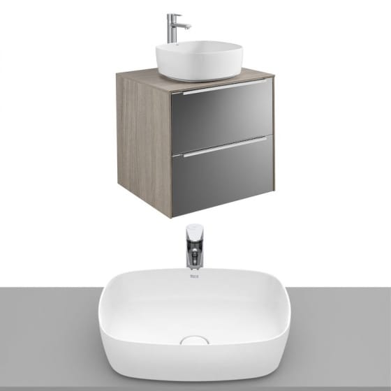 Image of Roca Inspira Wall Hung Vanity Unit With Countertop Basin