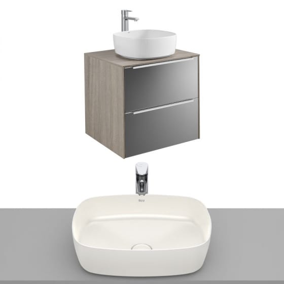 Image of Roca Inspira Wall Hung Vanity Unit With Countertop Basin