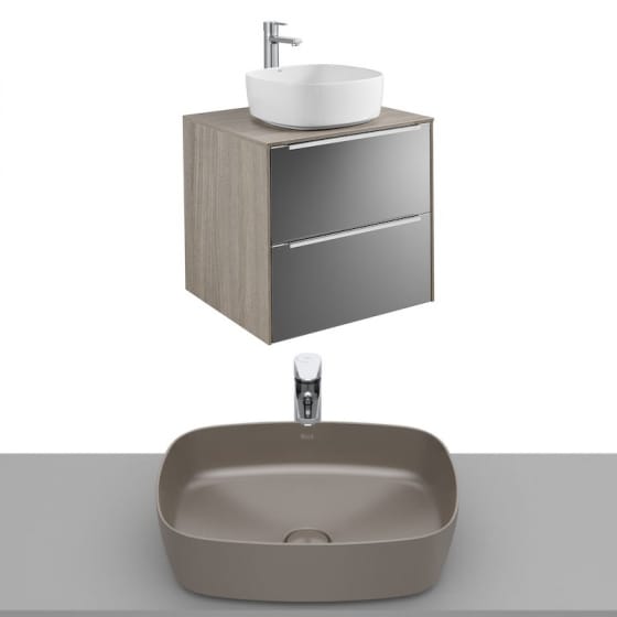 Image of Roca Inspira Wall Hung Vanity Unit With Countertop Basin