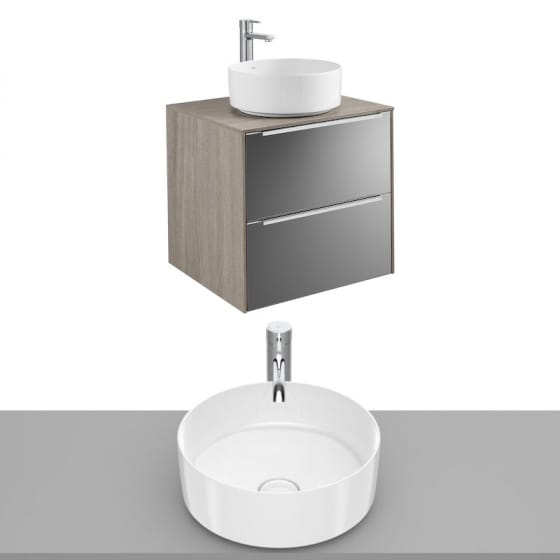 Image of Roca Inspira Wall Hung Vanity Unit With Countertop Basin