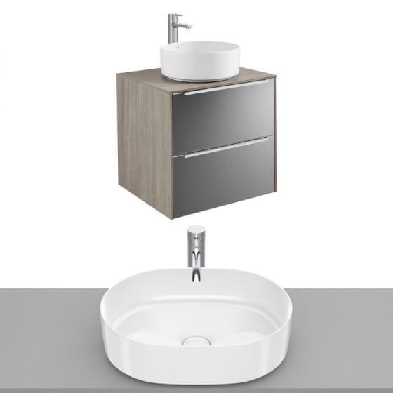 Image of Roca Inspira Wall Hung Vanity Unit With Countertop Basin