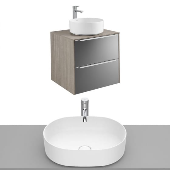 Image of Roca Inspira Wall Hung Vanity Unit With Countertop Basin