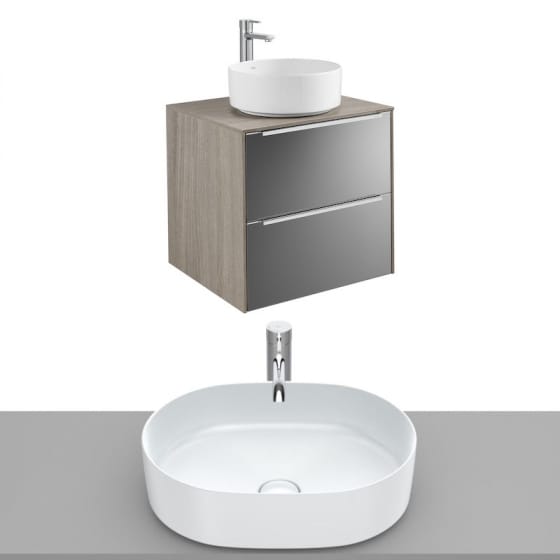 Image of Roca Inspira Wall Hung Vanity Unit With Countertop Basin